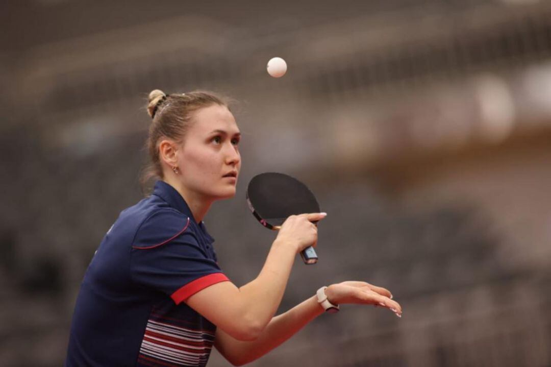 Anastassiya Lavrova, del CTM Belcón Jerez, durante un partido