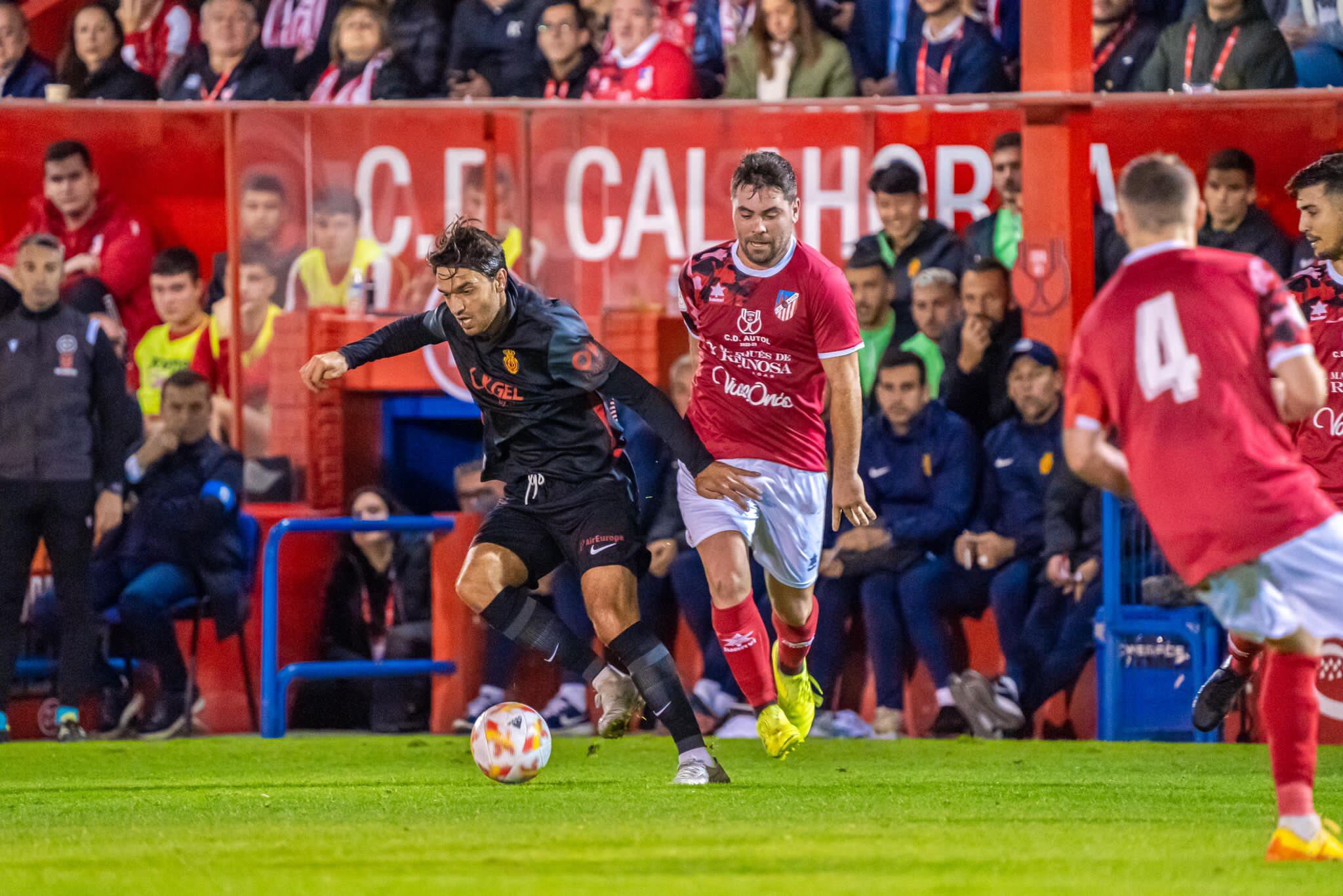 El CD Autol recibió al RCD Mallorca en La Planilla ante más de 4.000 espectadore