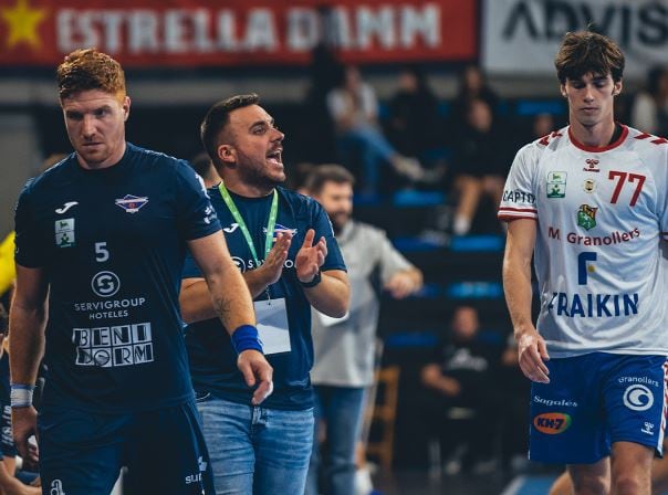 Pablo &#039;Colo&#039; Vainstein y Sergio Carballeira en el partido ante Granollers