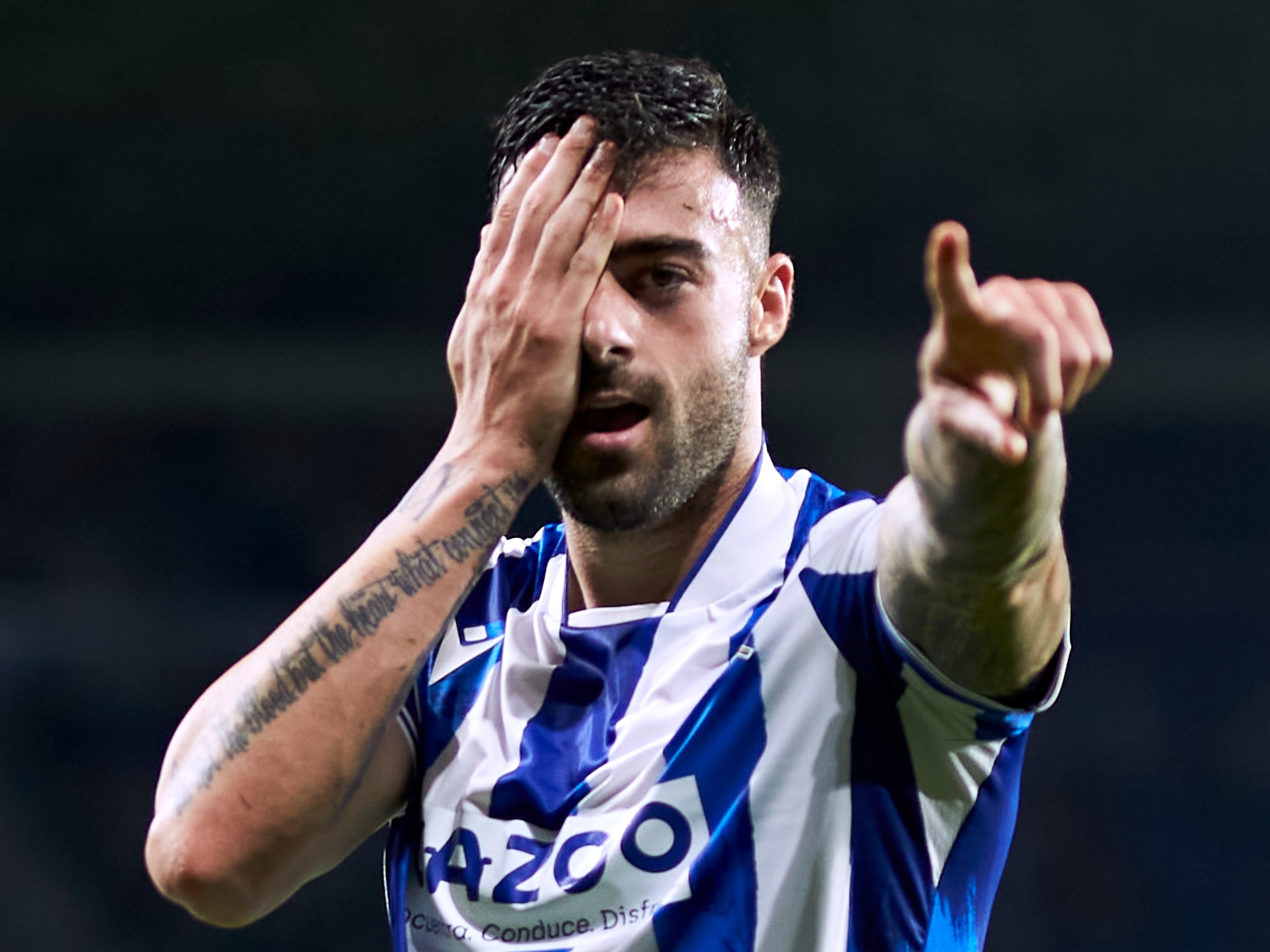 Diego Rico, jugador de la Real Sociedad