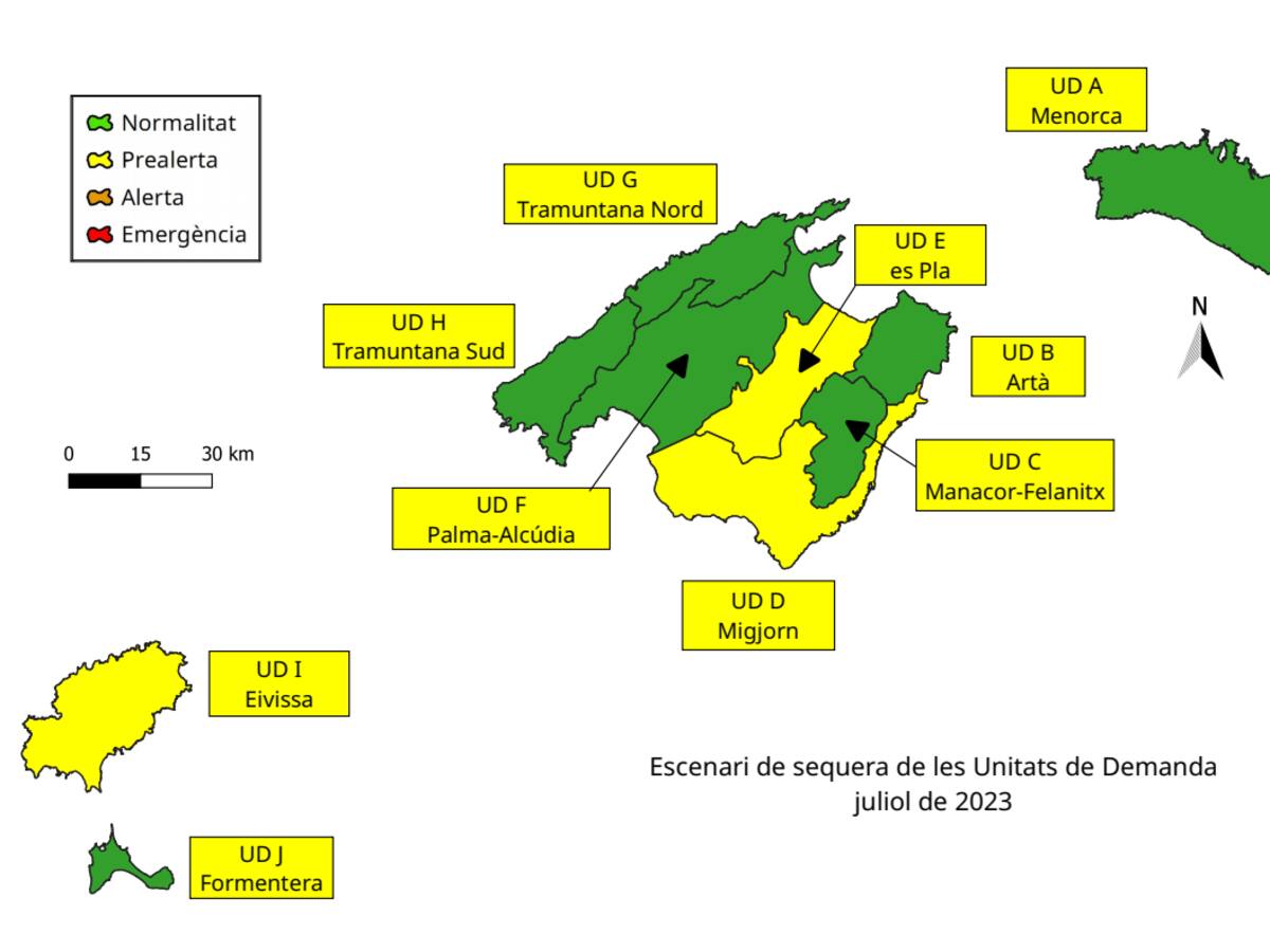 Les reserves hídriques de Menorca estan al 51%
