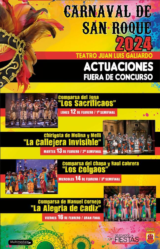 Actuaciones carnaval San Roque.