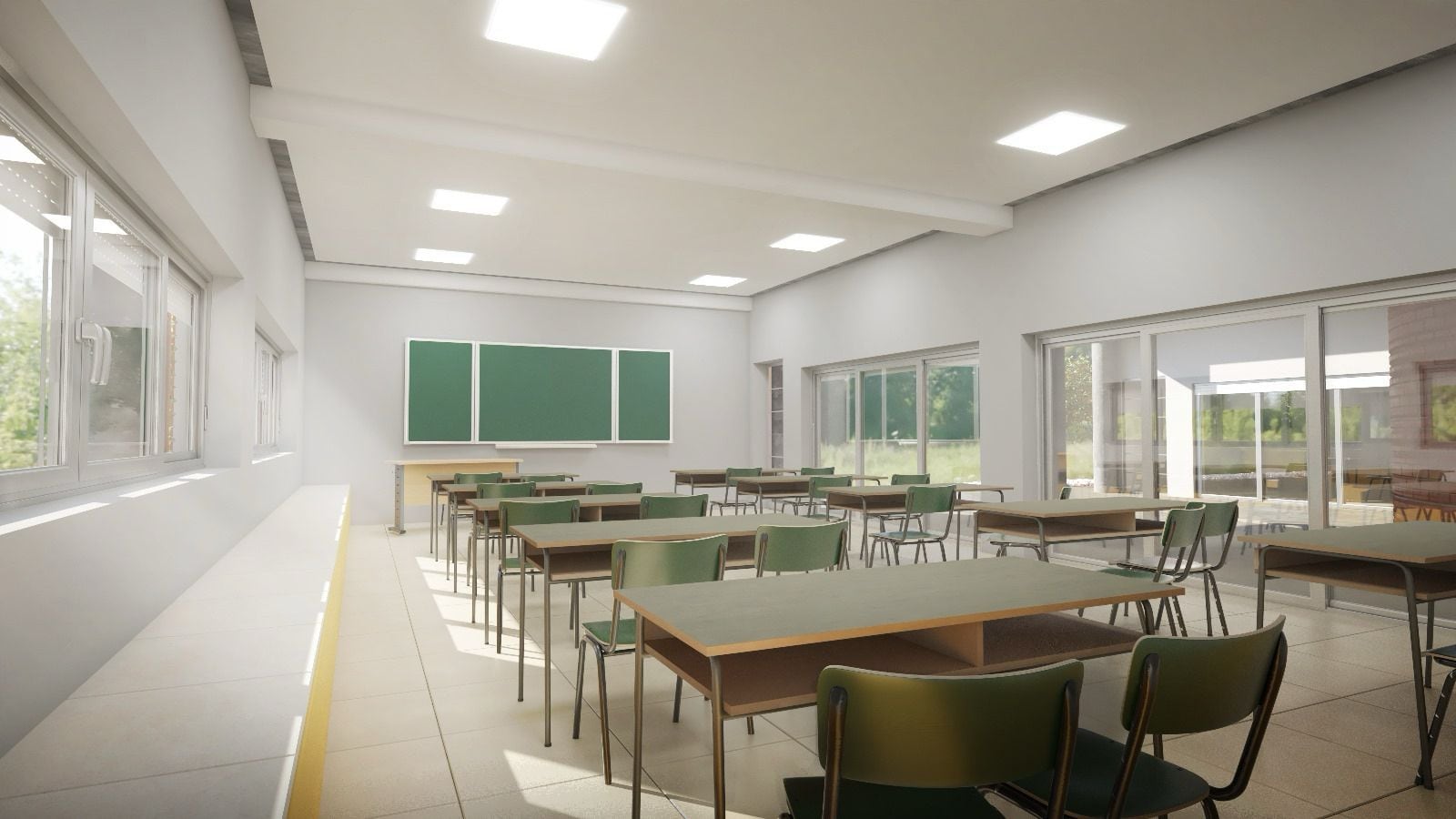 Aula en un centro educativo