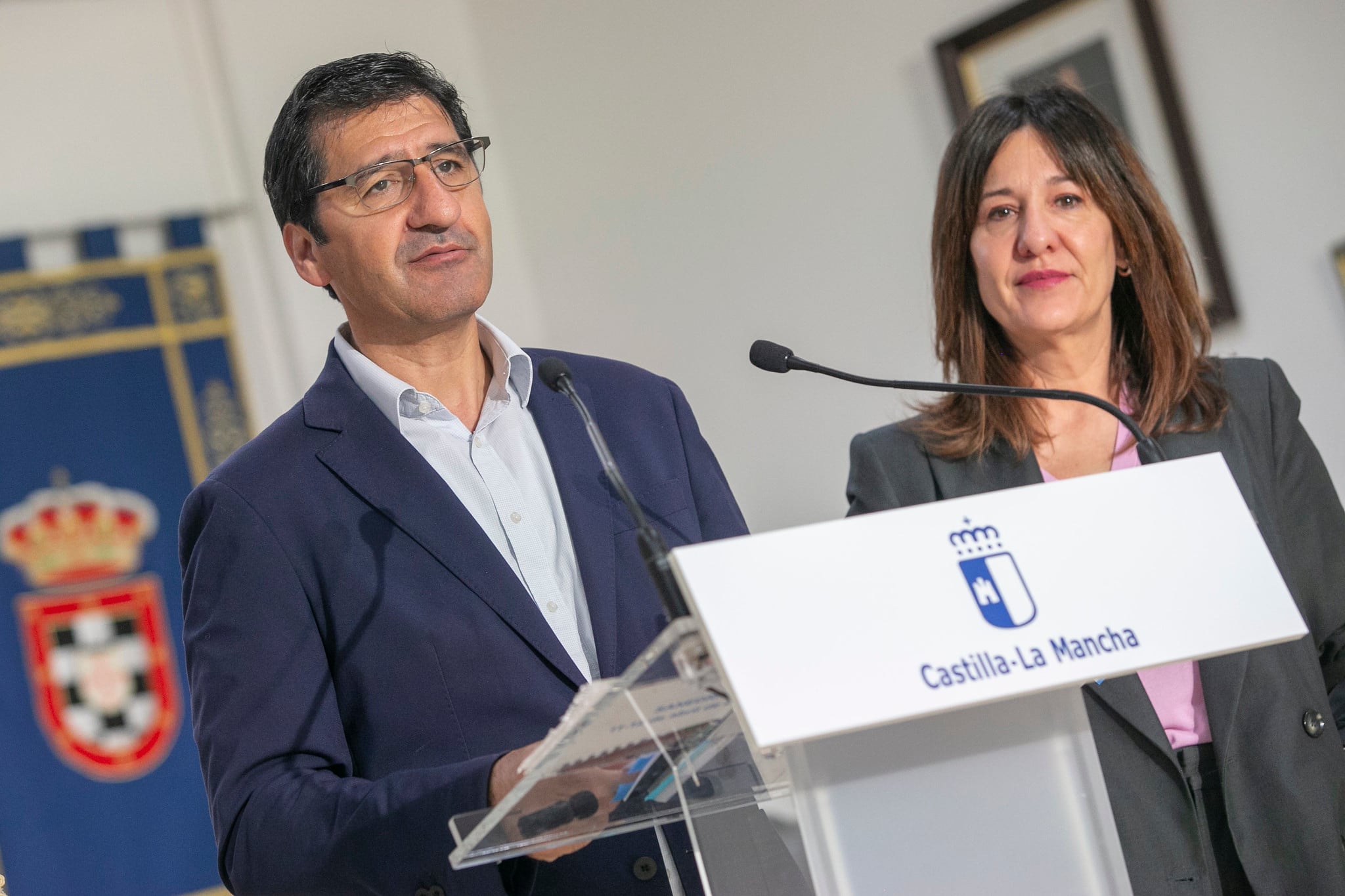 José Manuel Caballero y Blanca Fernández, en El Viso