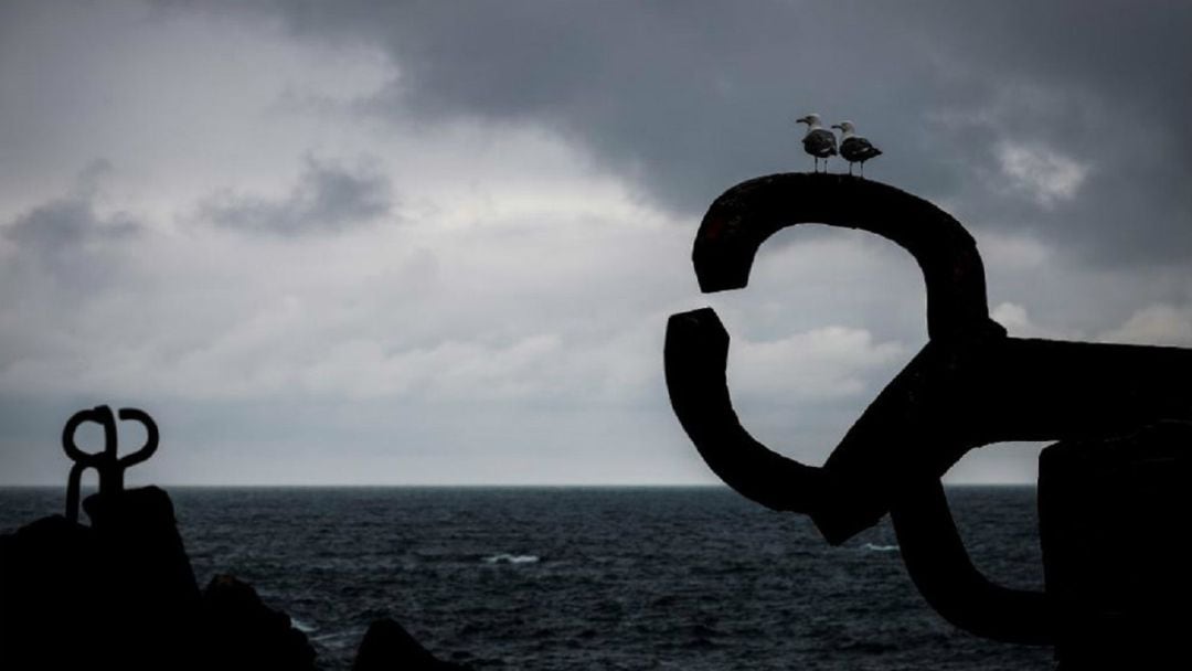 &#039;Peine del viento&#039;,de Eduardo Chillida, en San Sebastián