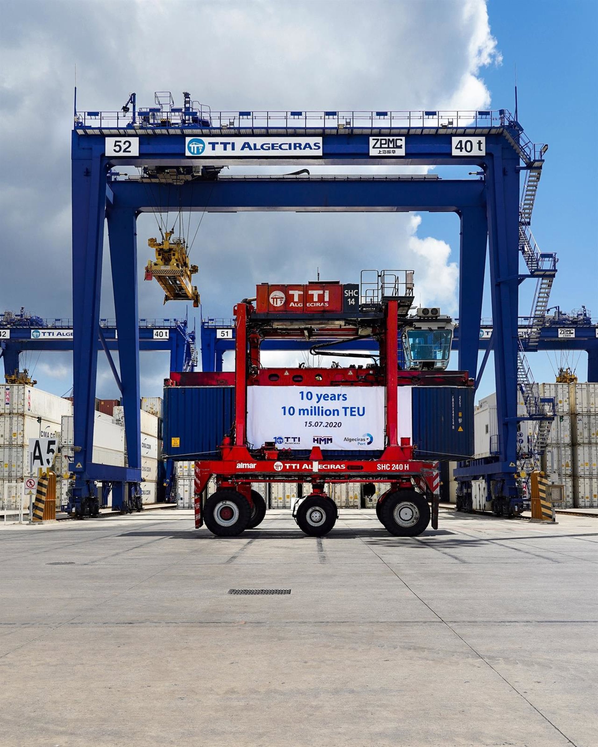 Terminal de TTI, en el Puerto de Algeciras.
