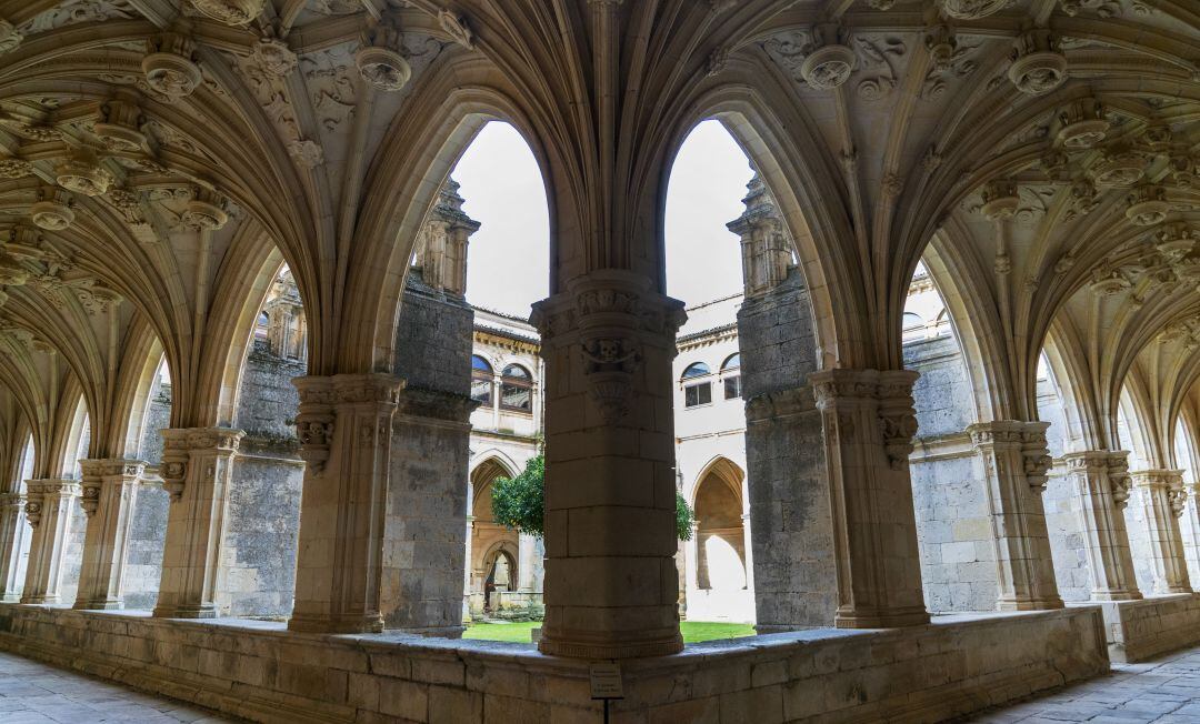 El claustro de un monasterio en Palencia