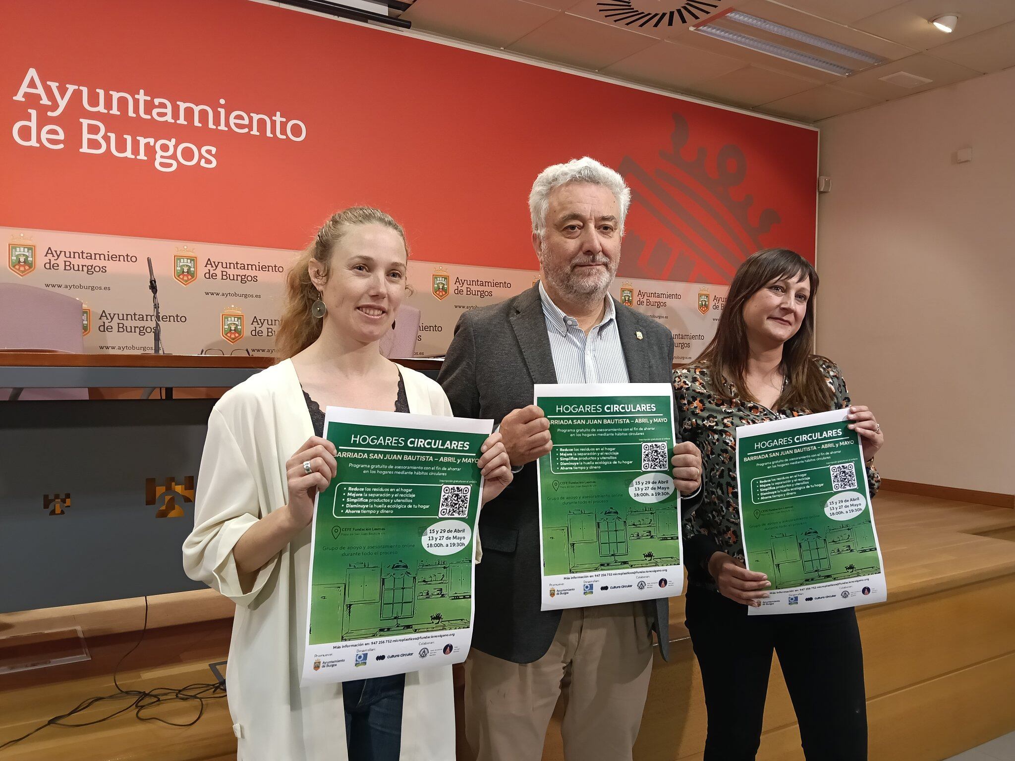 Presentación de la iniciativa Hogares Circulares. Foto: Ayuntamiento de Burgos