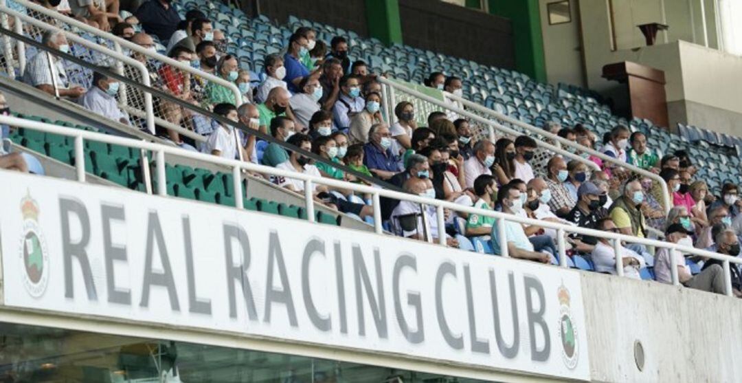 La grada de El Sardinero en el último partido de pretemporada