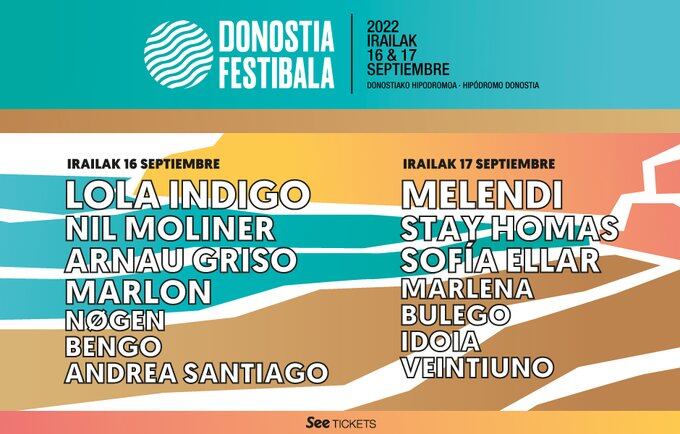 Cartel completo de la undécima edición del festival / Donostia Festibala