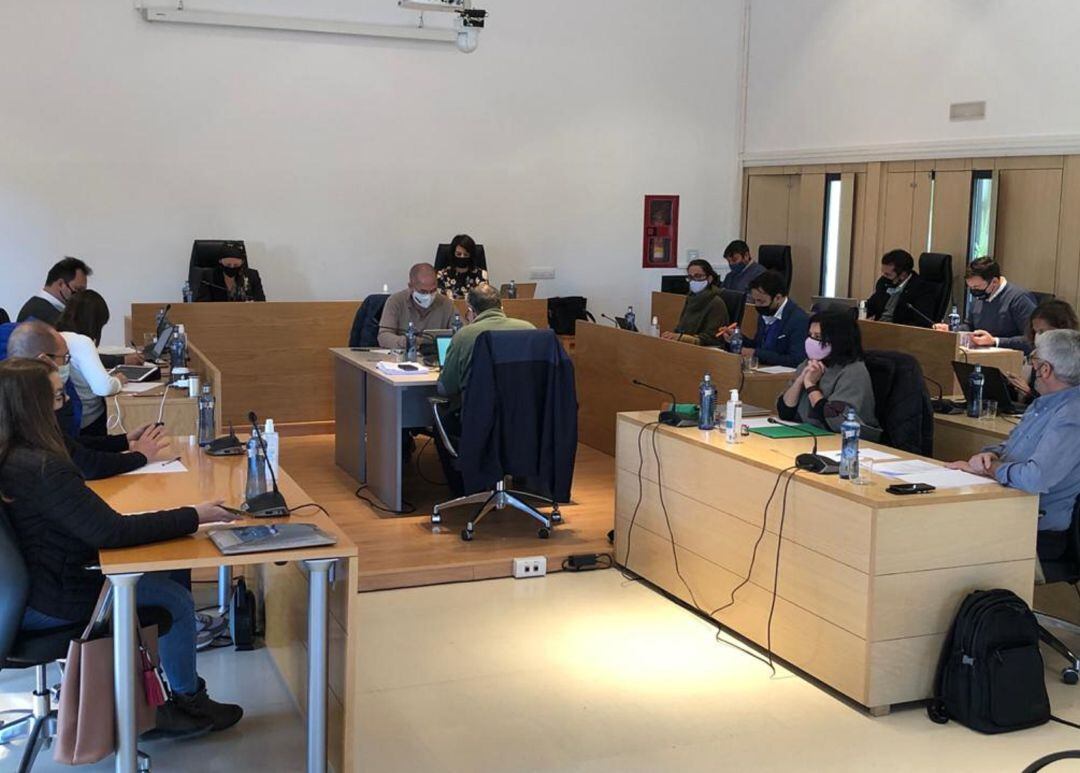 Imagen del pleno de este miércoles