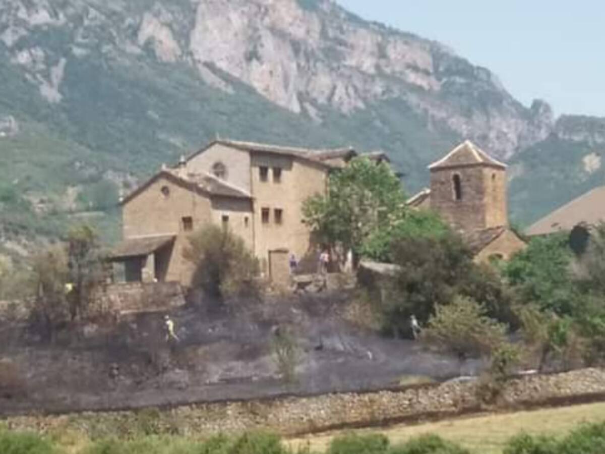 Controlado un incendio en Torrelisa, en el término municipal de El Pueyo de Araguás
