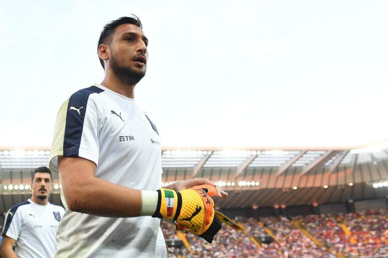 Gianluigi Donnarumma, portero del Milan y de la selección de Italia 