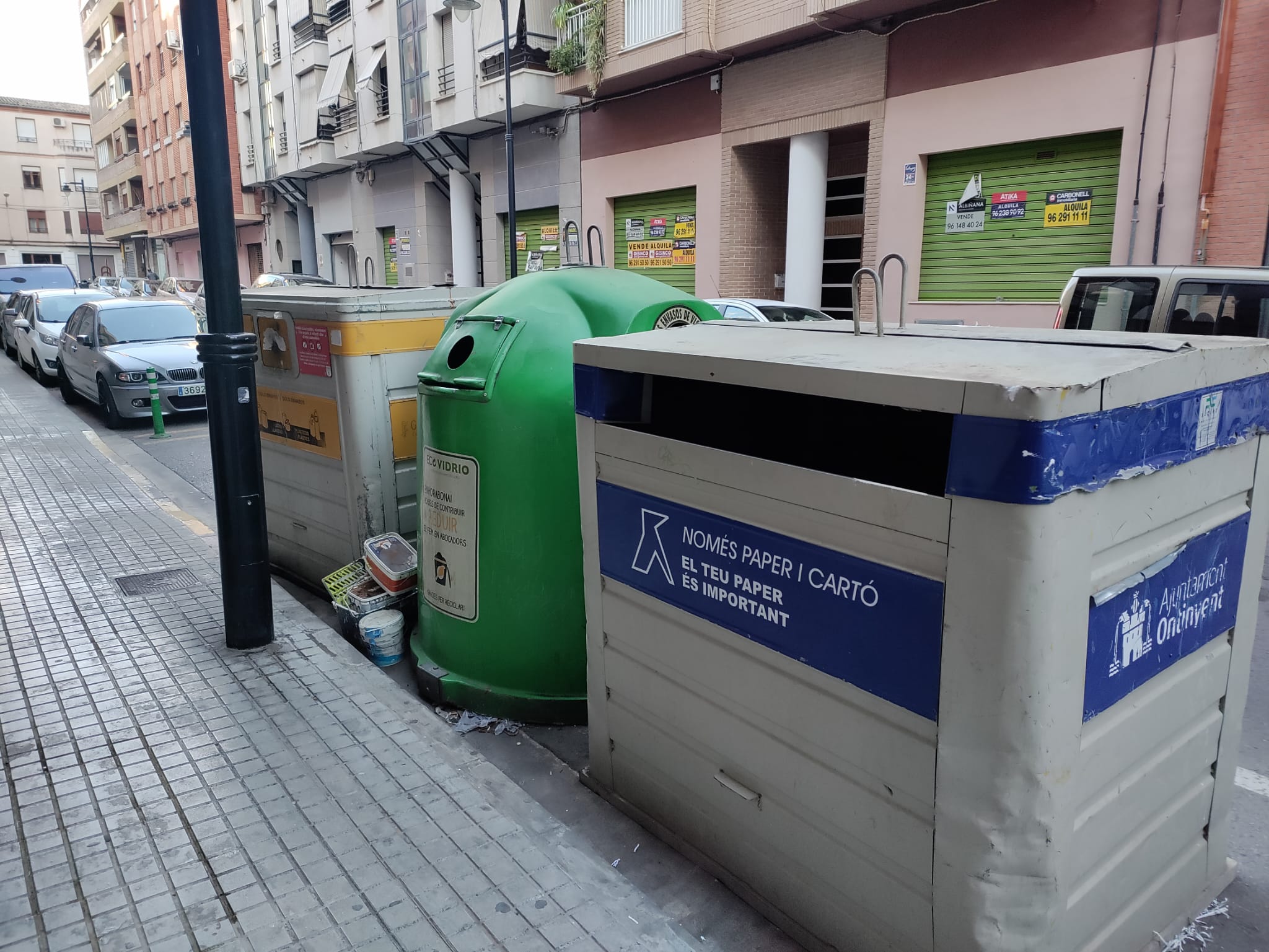 Contenidors a Ontinyent