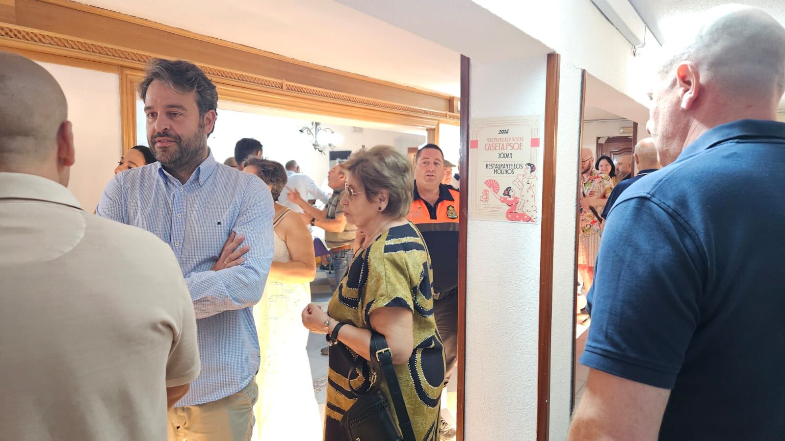 Ambiente durante la Copa de Feria en la Caseta del PSOE-Restaurante Los Molinos