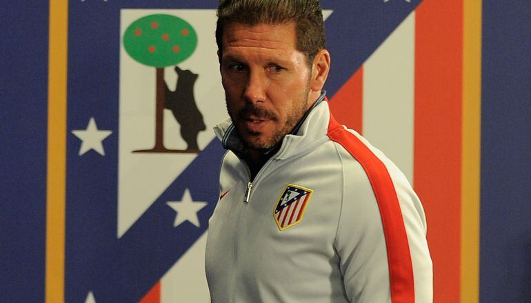 El técnico del Atlético de Madrid Diego Pablo Simeone.