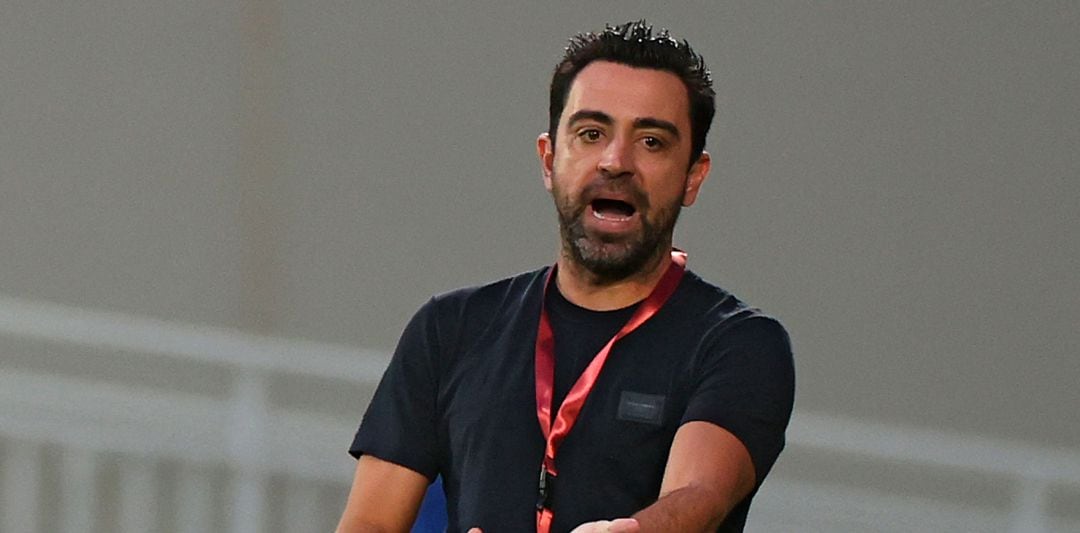 Xavi Hernández, durante un partido con el Al-Sadd