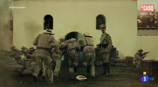 Imagen de la parte final del capítulo de este lunes de &#039;El Ministerio del Tiempo&#039;