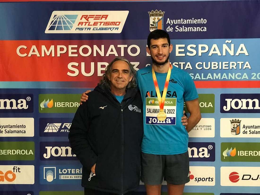 Toni Puig y Quique Llopis en el nacional promesas de Salamanca