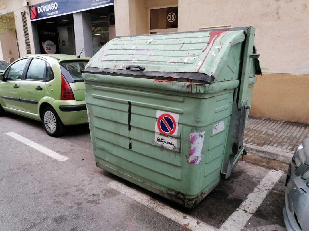 Contenedor de basura de Gandia