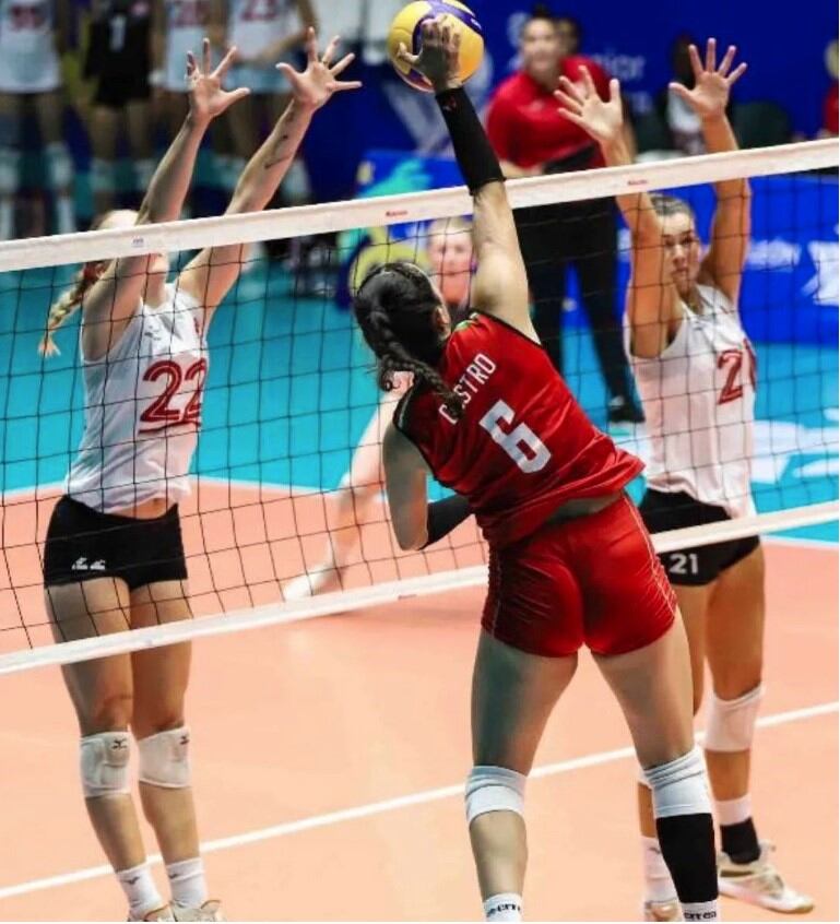 La receptora mexicana de l'Avarca va destacar al partit de diumenge.