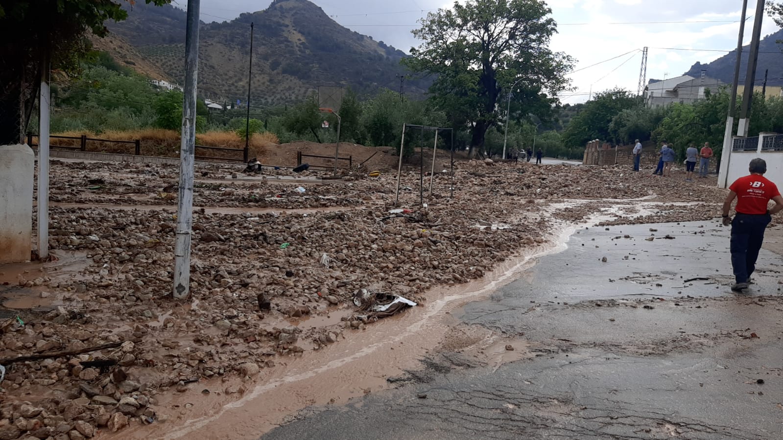 Daños provocados por la tormenta en La Cerradura.