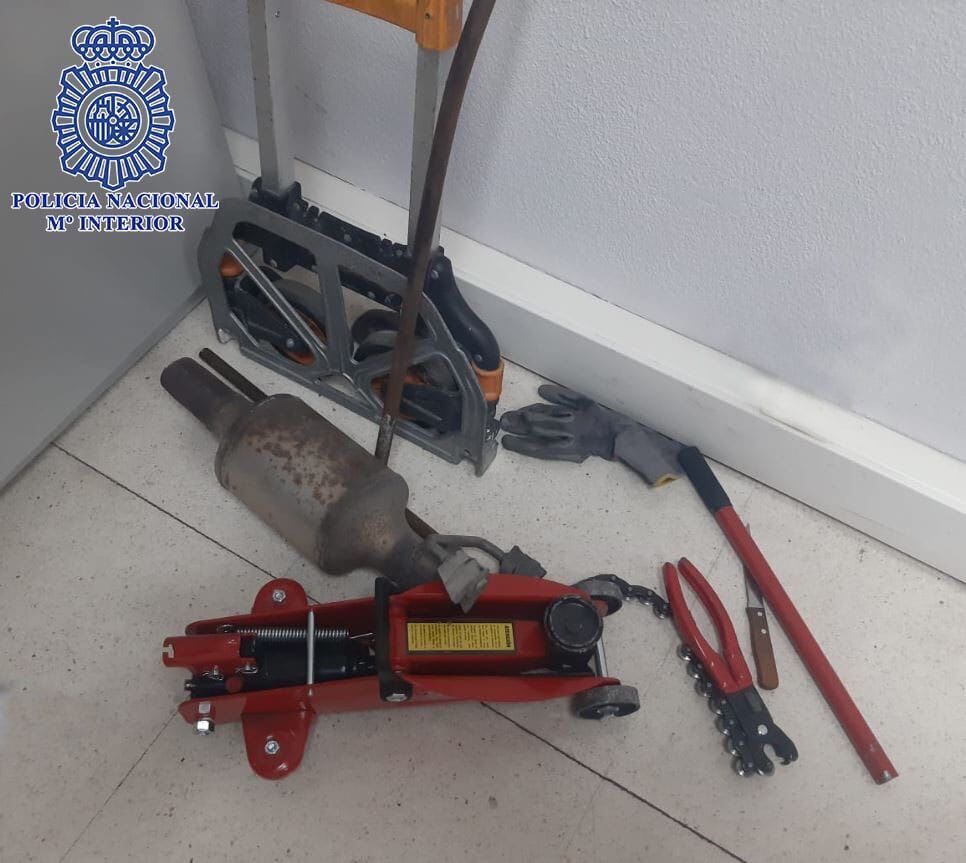 Efectos intervenidos por la Policía