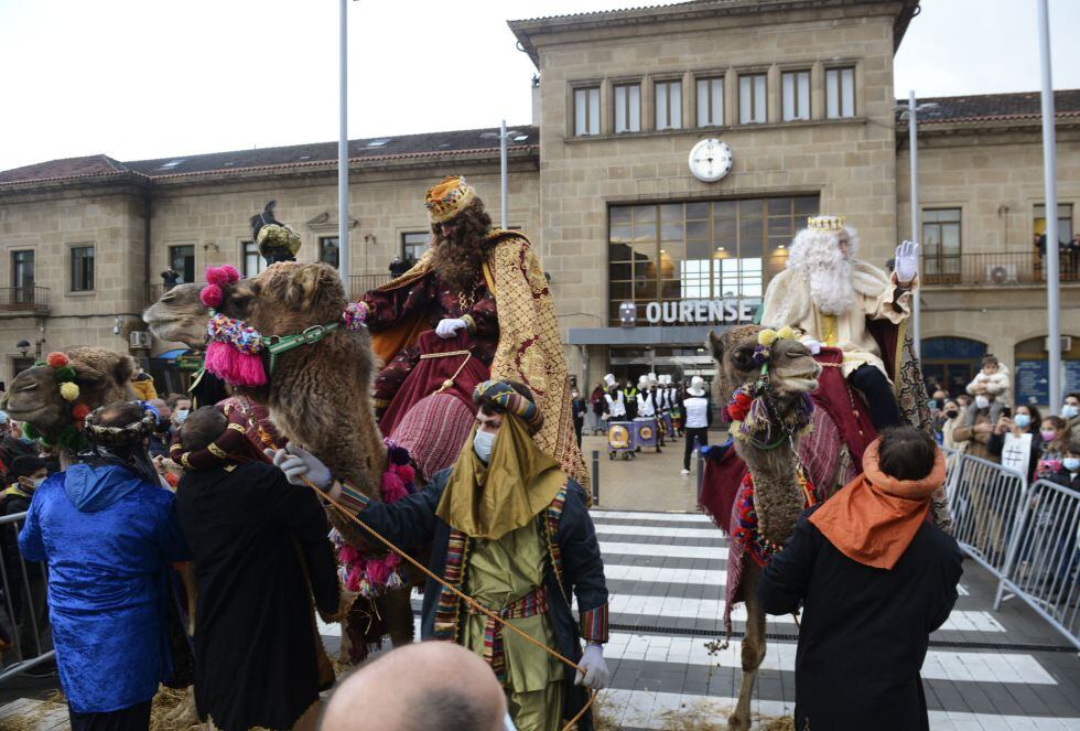 Llegada de los Reyes Magos a Ourense en 2022