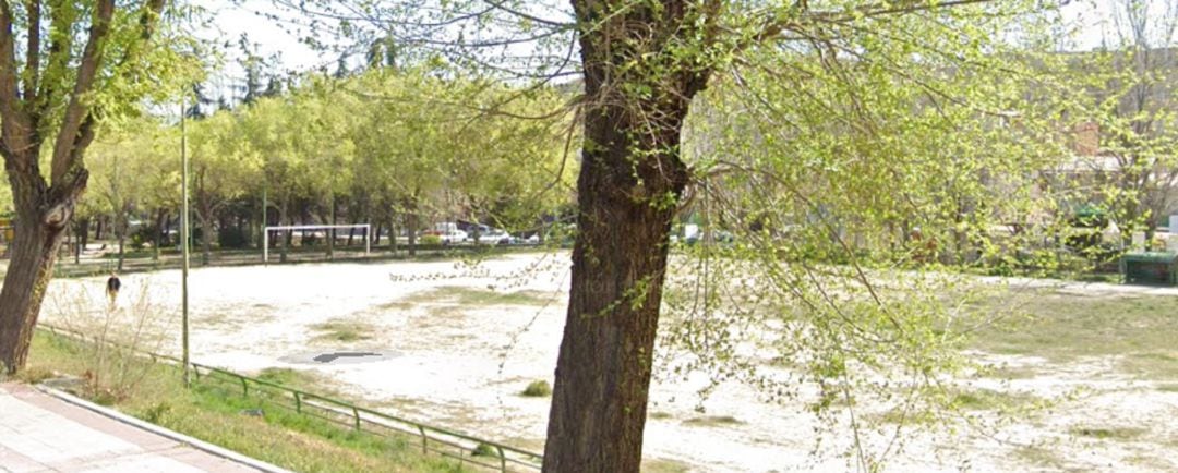 Campo de fútbol Ciudad 70 en Coslada. 