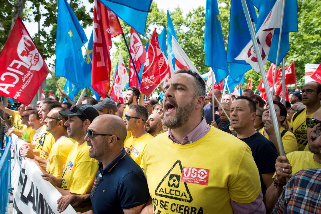 Protesta realizada en Madrid el pasado lunes 