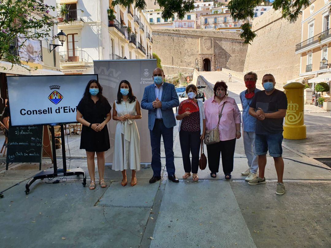 Un momento durante la presentación de la campaña