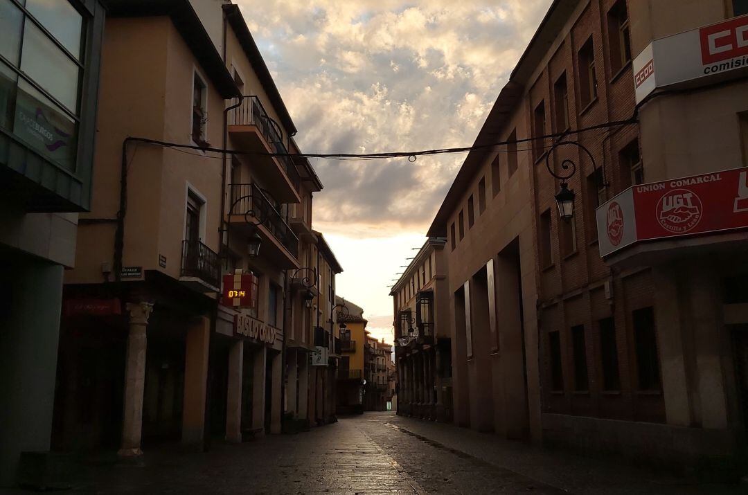 Imagen de la calle Isilla el 15 de marzo