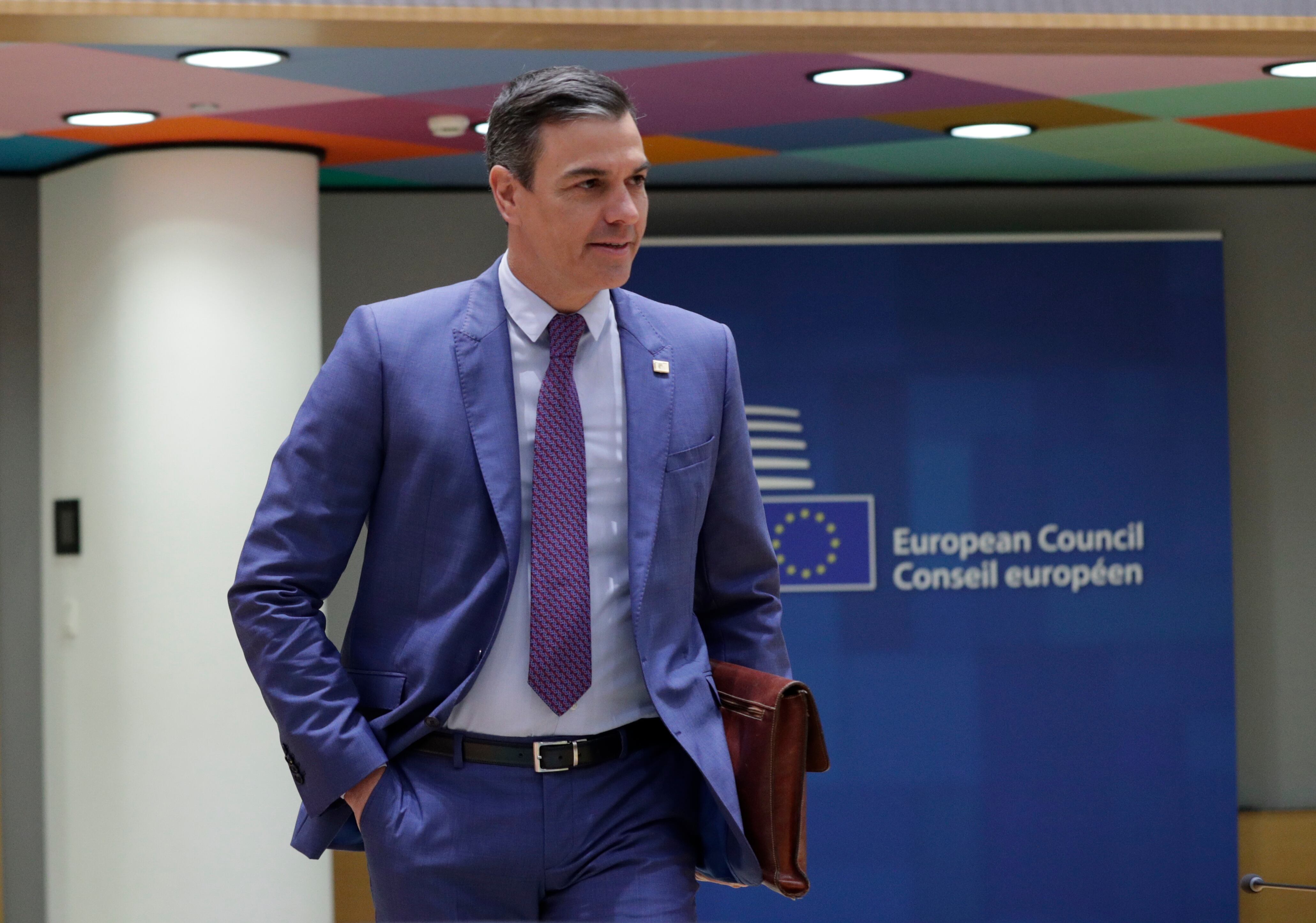 Pedro Sánchez, en Bruselas