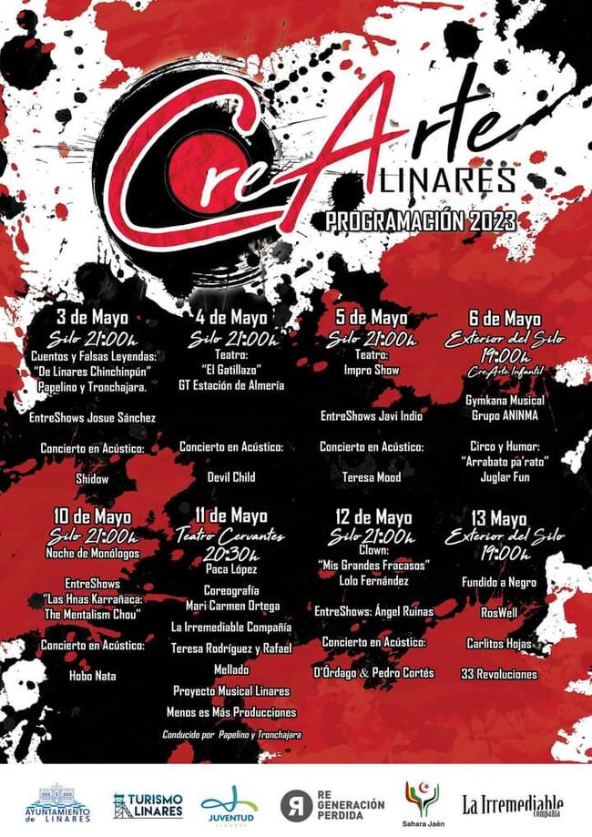 Programación CreArte Linares 2023