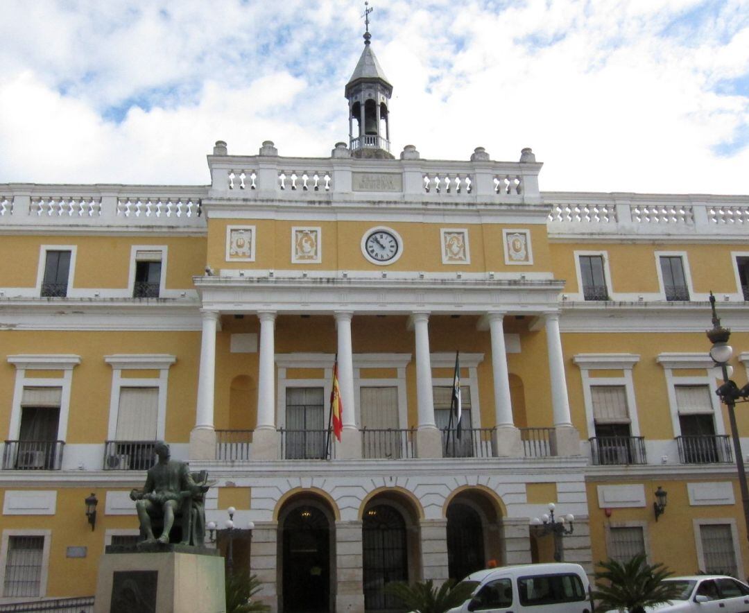 Fachada del Ayuntamiento de Badajoz