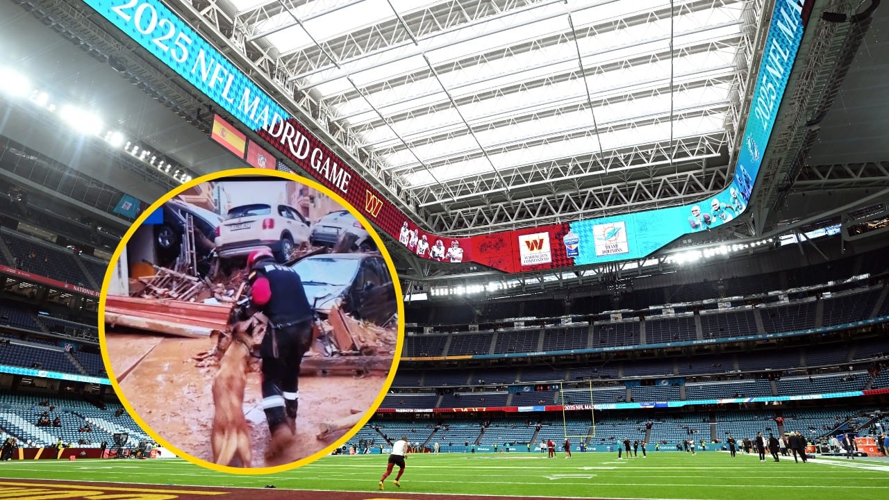 La NFL se acuerda de los afectados por la DANA en el 'Madrid Game'