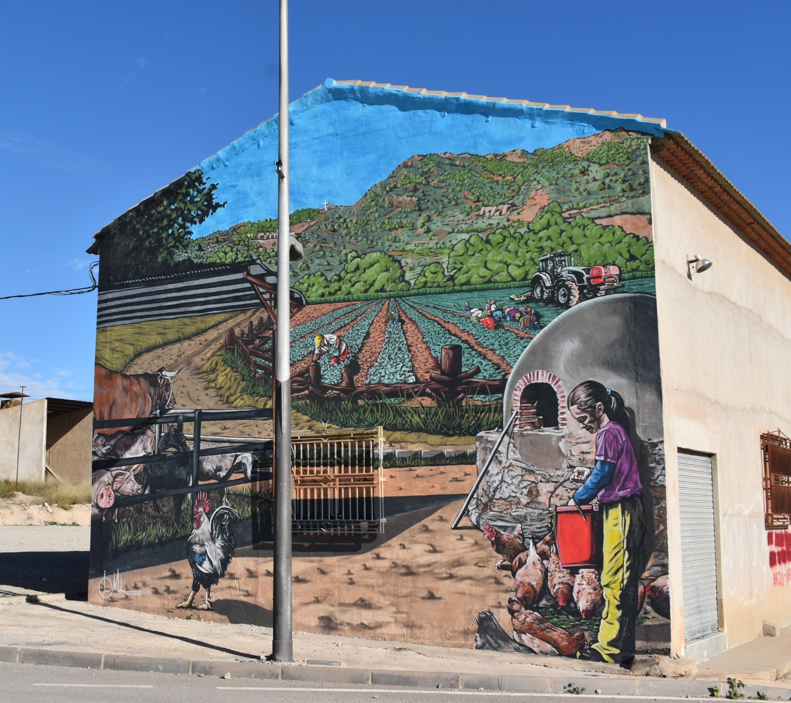 Mural en La Hoya(Lorca)