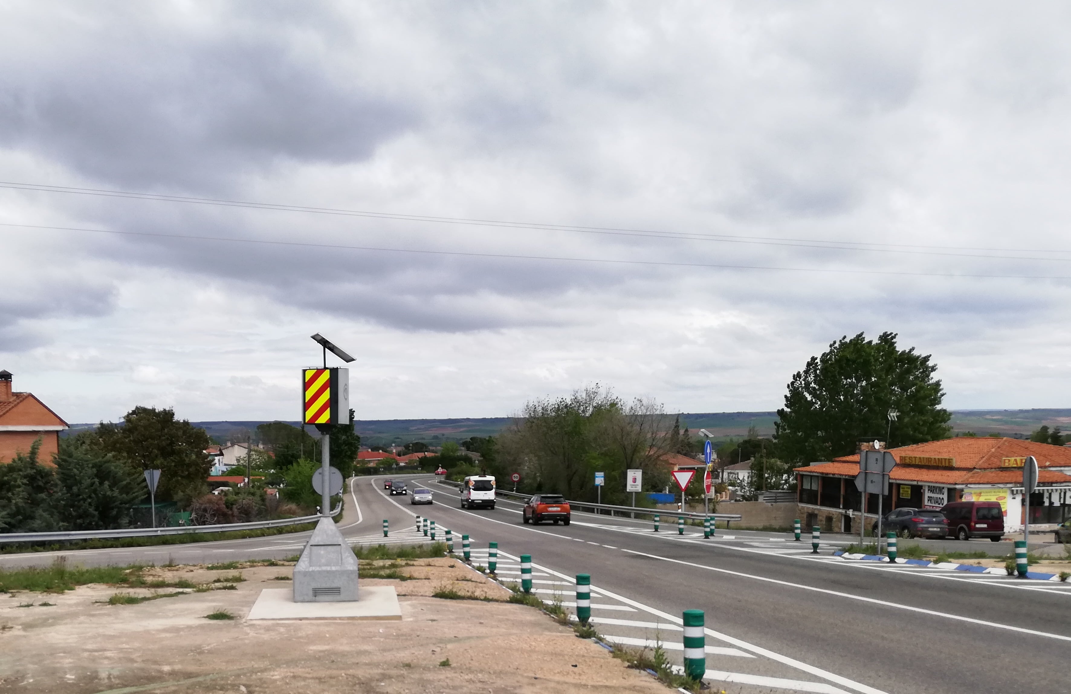 Intersección N-320 en Ribatejada