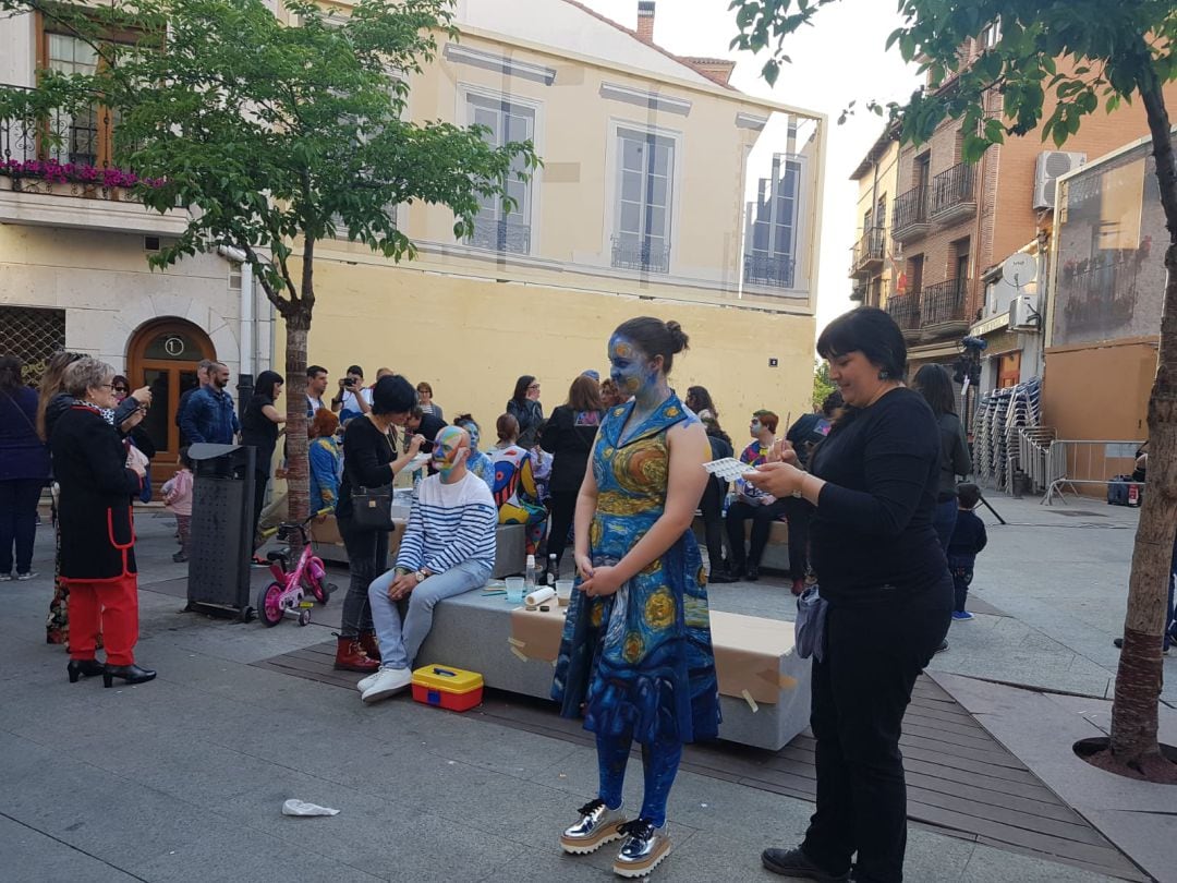 Imagen de archivo de la performance que ARA llevó a cabo en la última Noche de Ronda