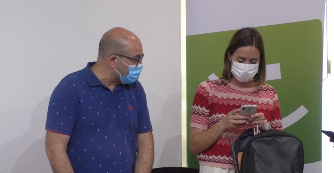 Felip Sànchez y Esther Díez