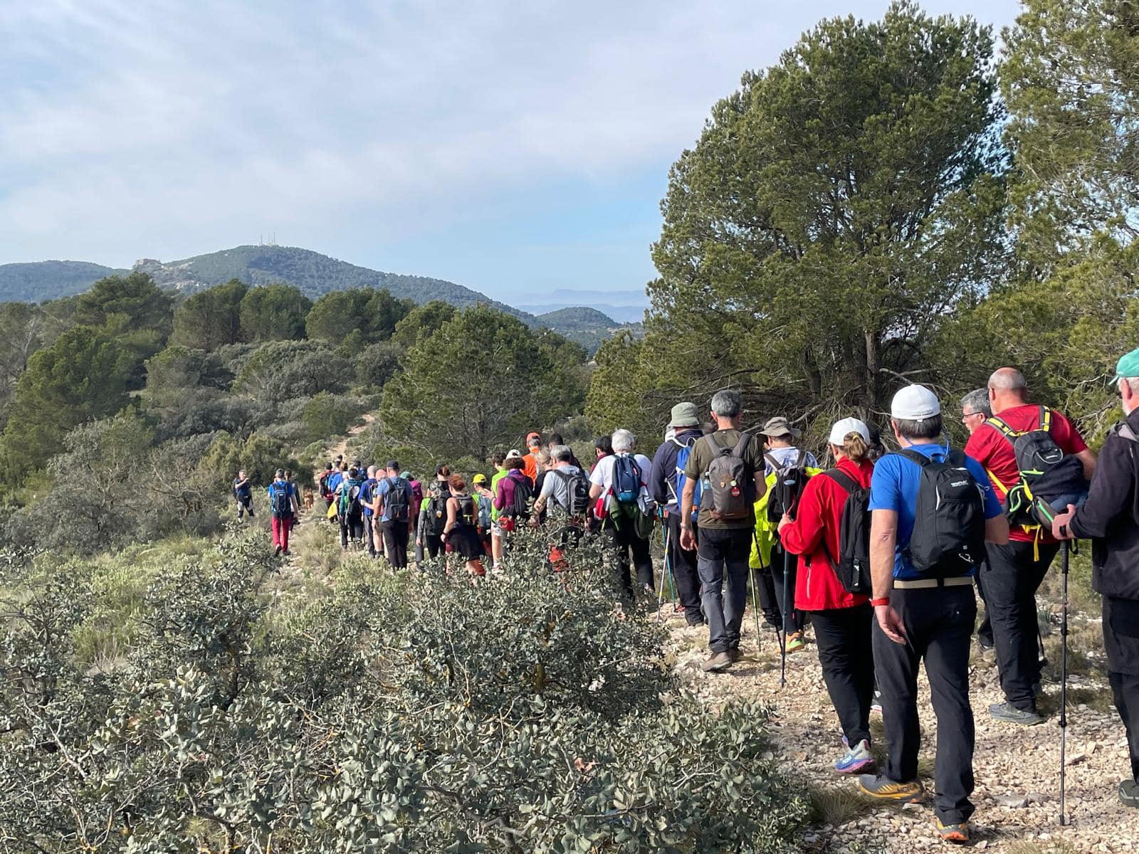 El Centre Excursionista de Biar en Onil