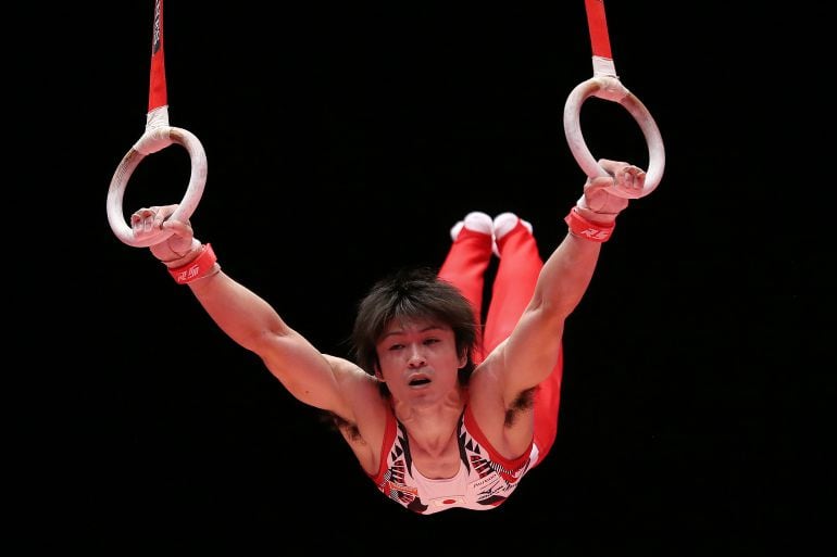 El gimnasta japonés Kohei Uchimura.