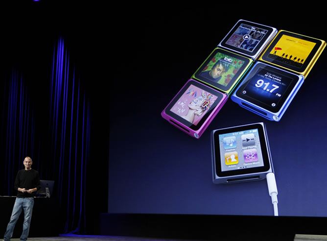 El nuevo iPod Nano, en formato cuadrado, se vuelve táctil y el iPod Touch cuenta con dos cámaras y aumenta su resolución