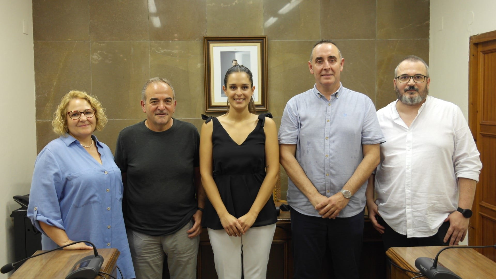 Ana Andrada en su toma de posesión como alcaldesa de Vilafamés