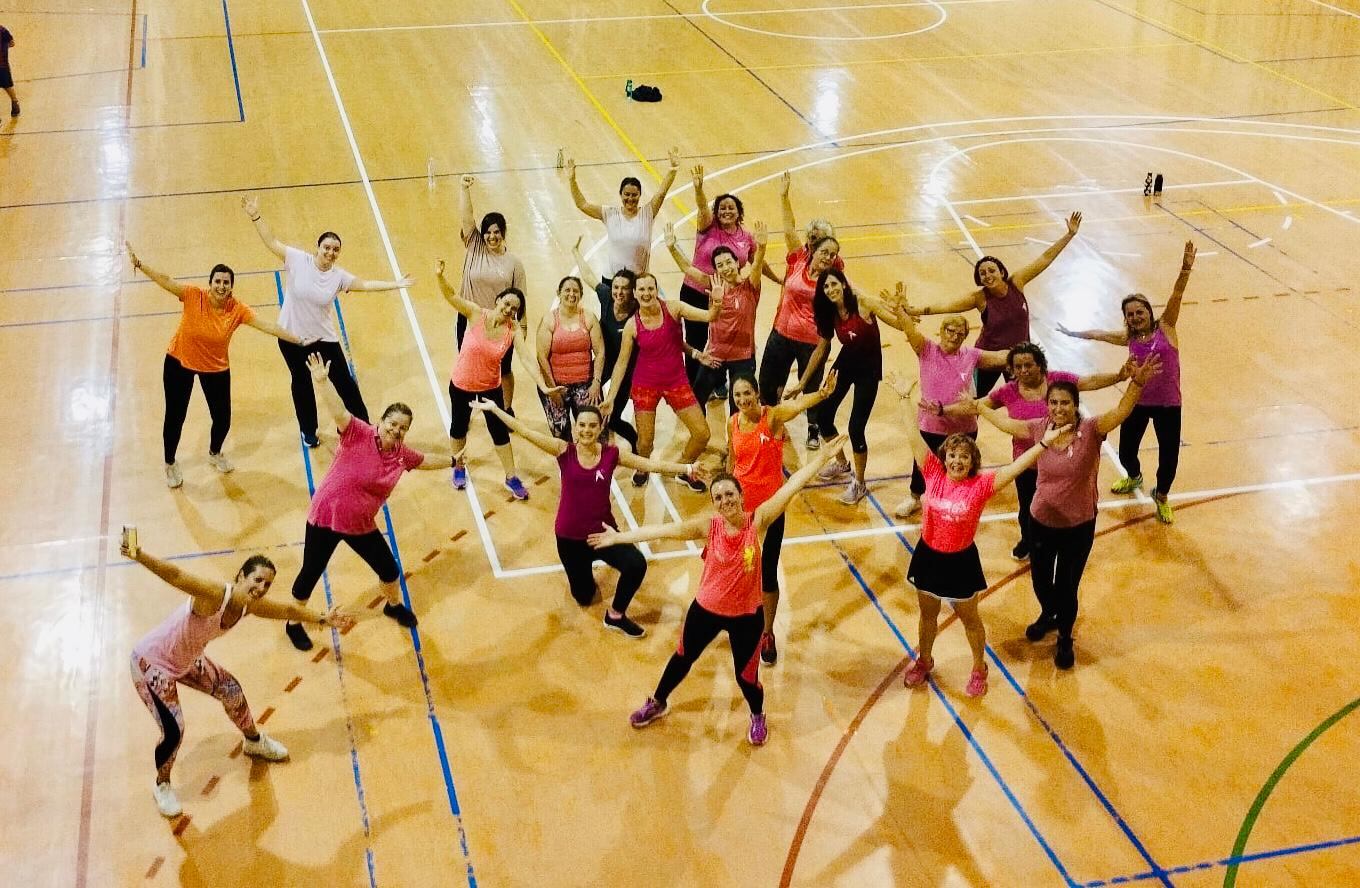 Actividad de zumba impulsada por la Comarca de Ribagorza