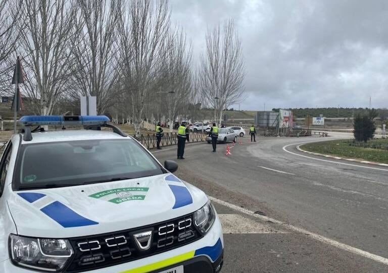 Policía Local en un control rutinario en Úbeda