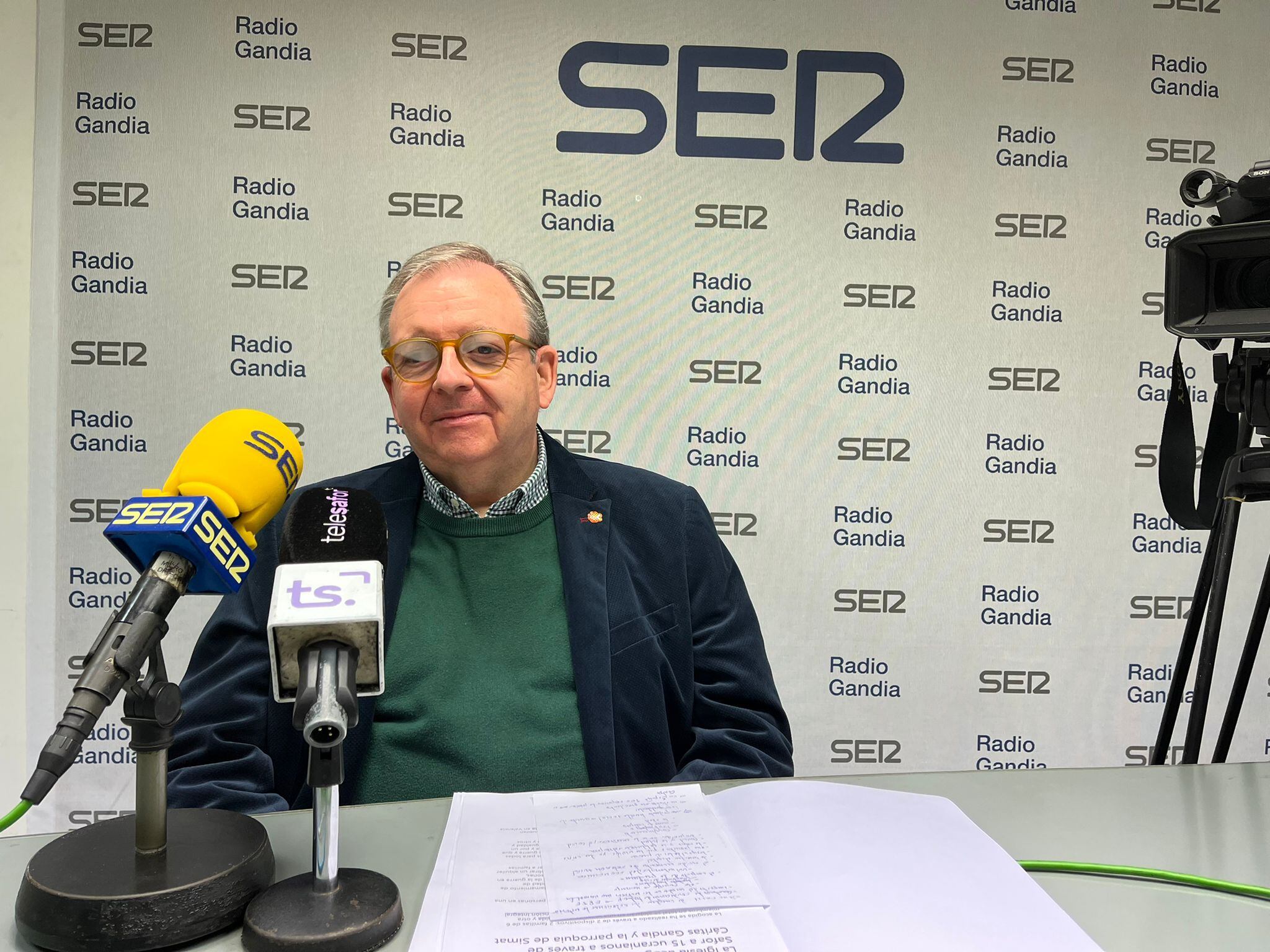 Francisco Carrió, director Cáritas Gandia, en el espacio La Entrevista