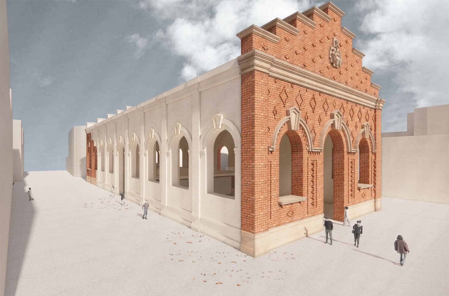 Imagen del proyecto de rehabilitación del Mercado de Abastos.