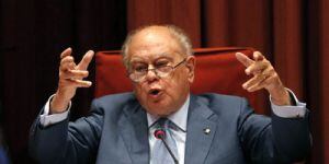 Pujol durant la compareixença al Parlament
