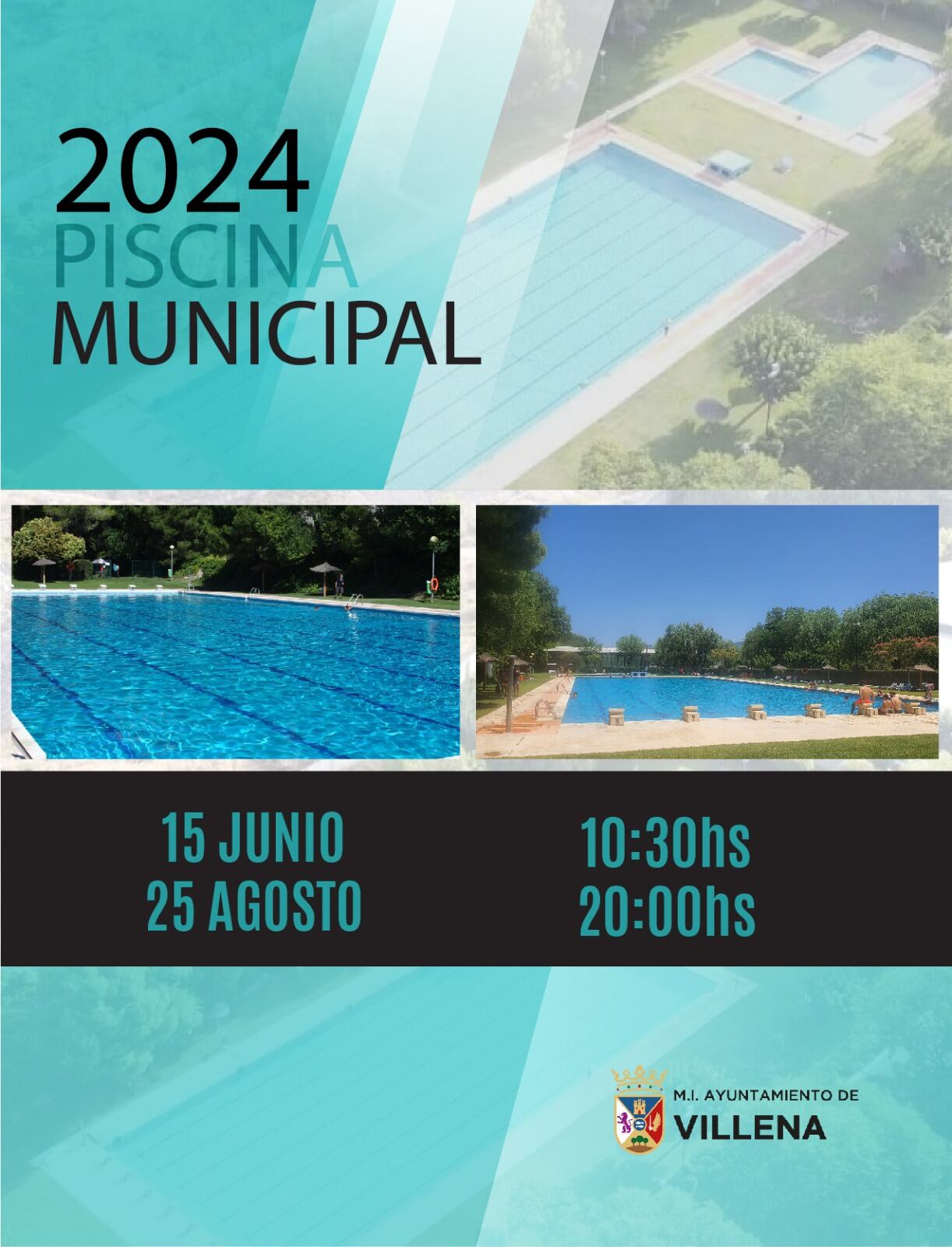 Apertura zona piscinas